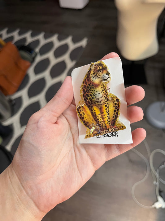 Cheetah pin