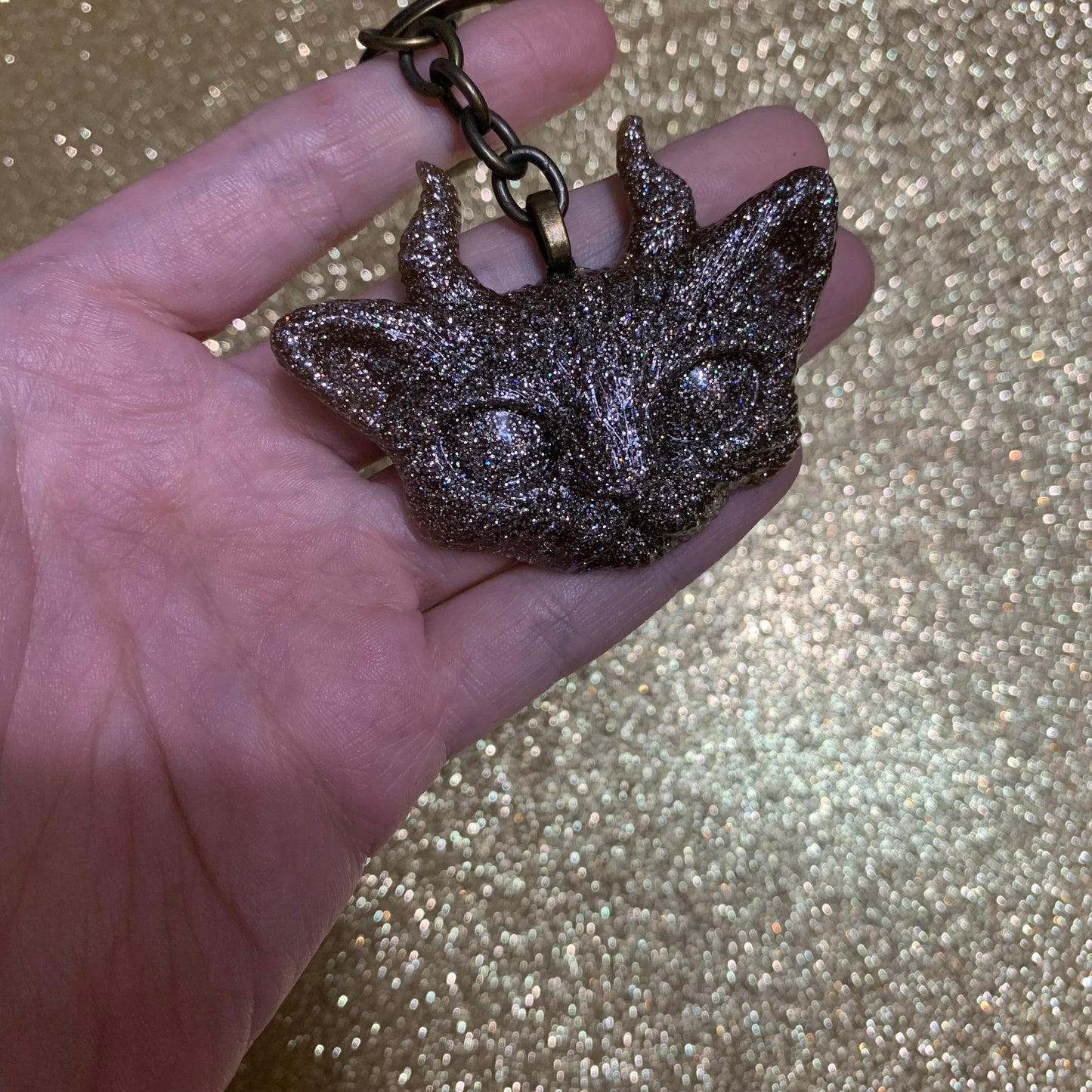 Holography which kitty keychain