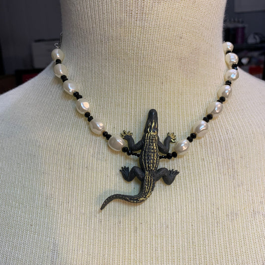 Alligator necklace