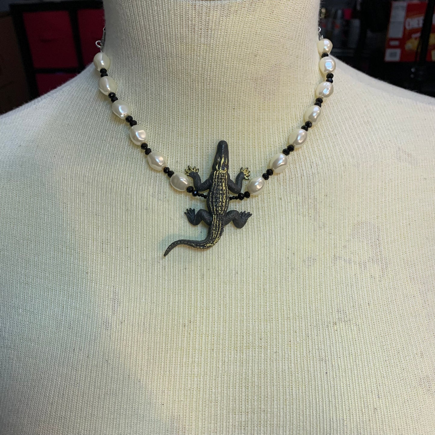 Alligator necklace