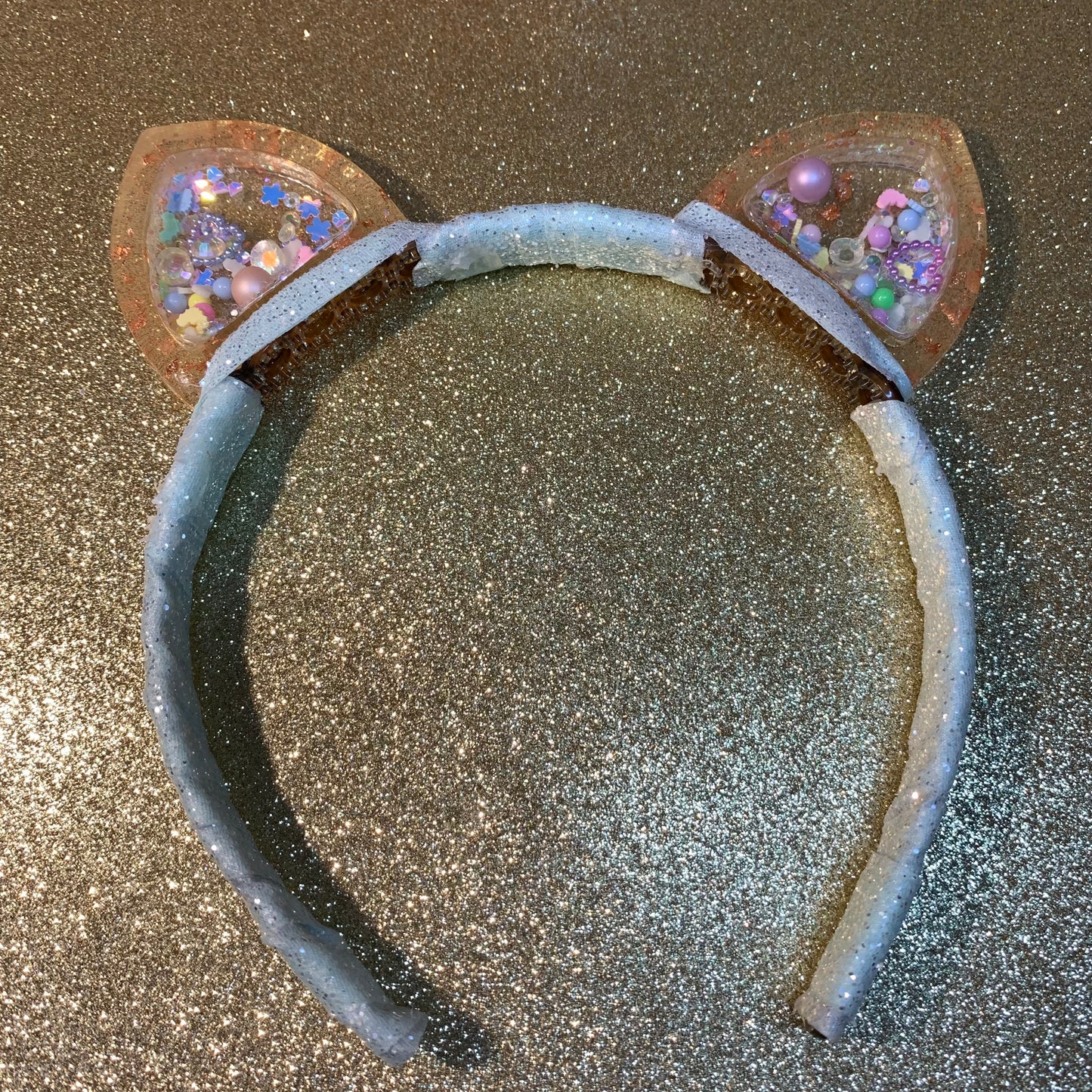 Sparkly kitty cat headband