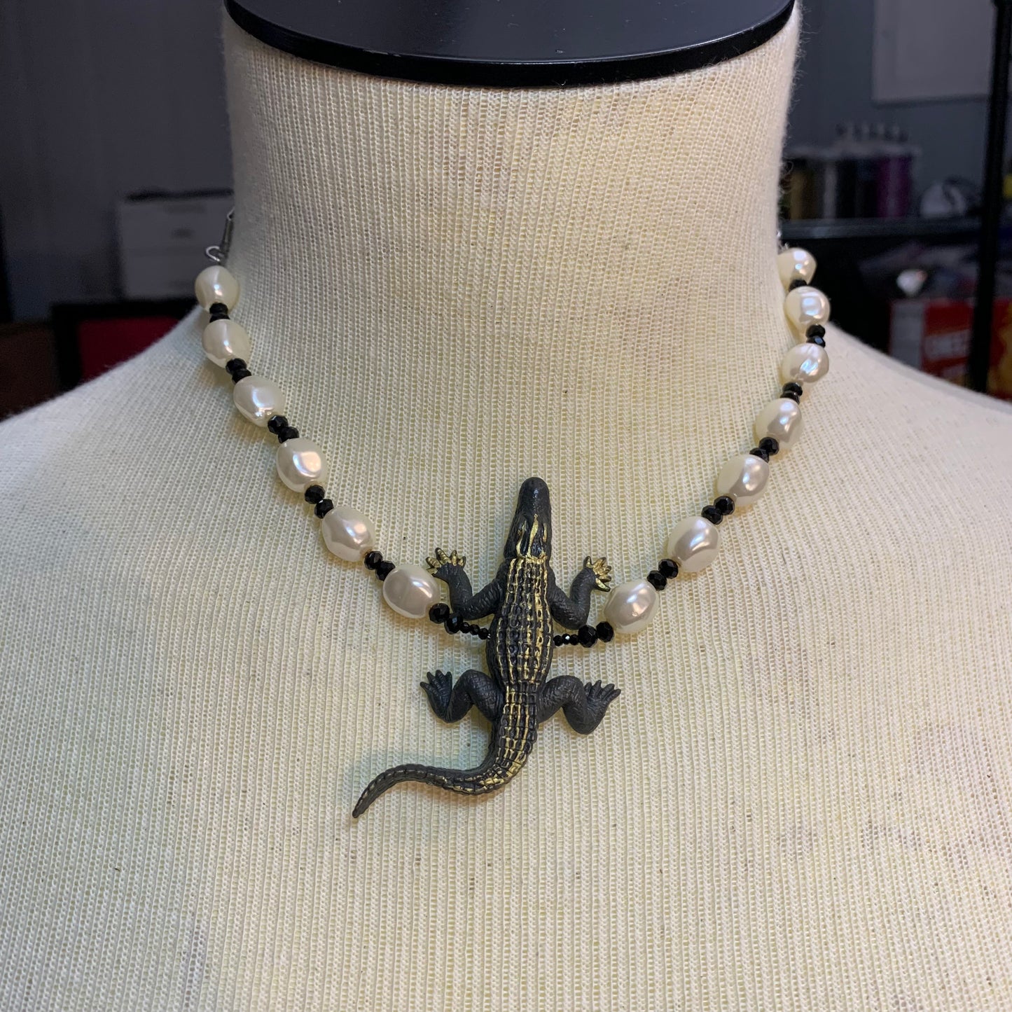 Alligator necklace