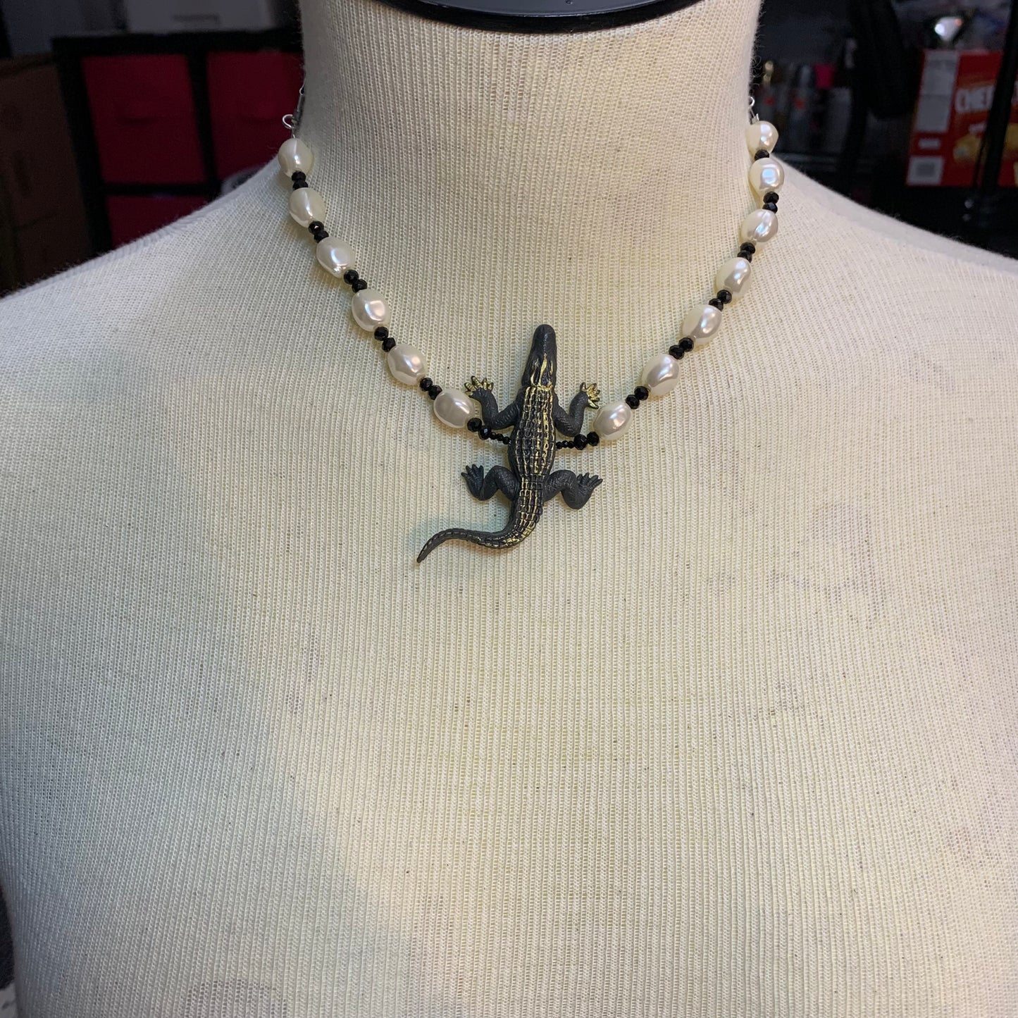 Alligator necklace