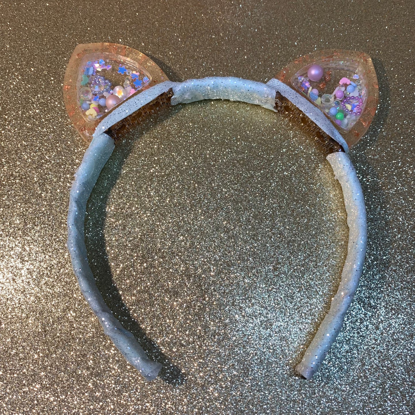 Sparkly kitty cat headband